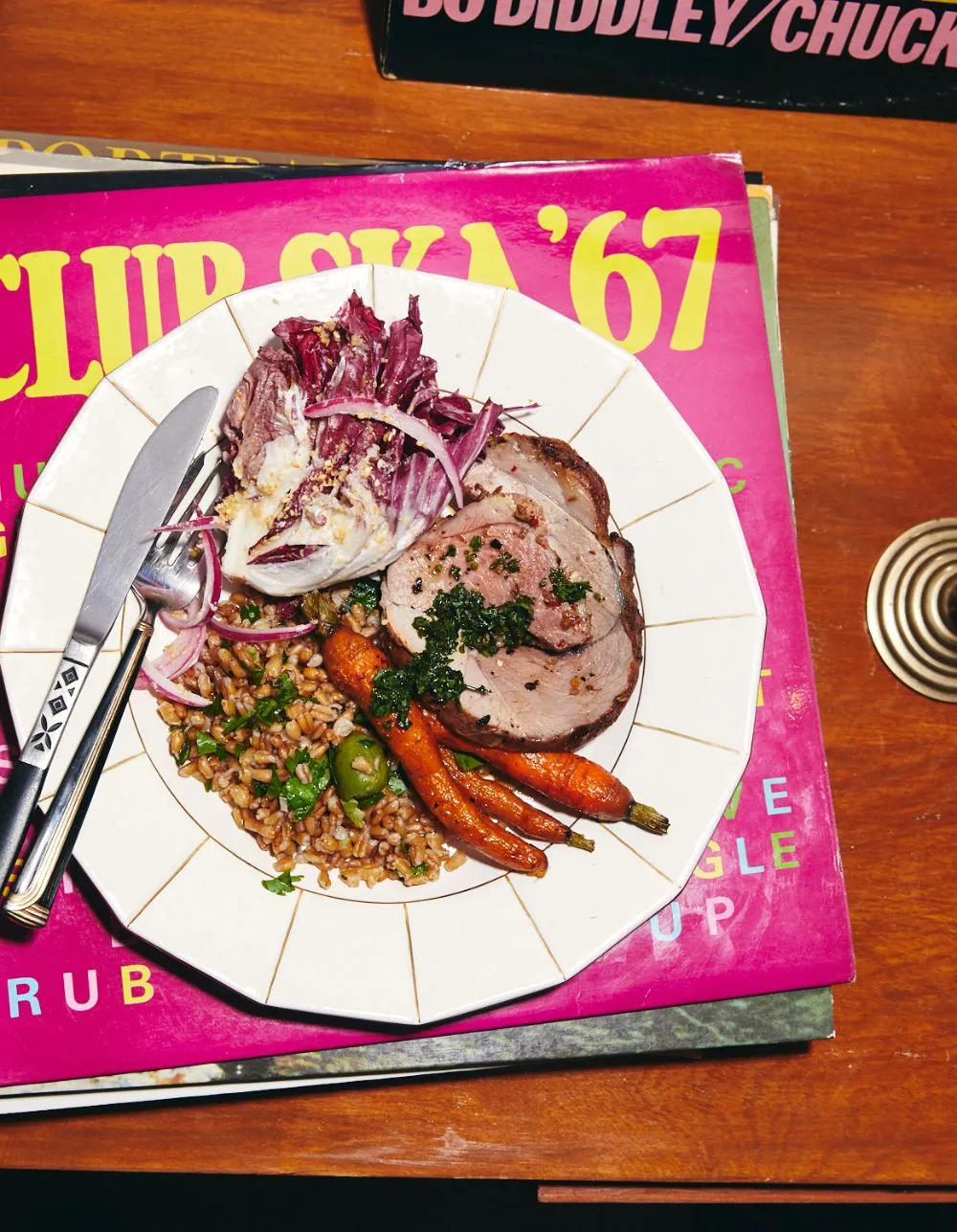 Roast Pork Farro Salad